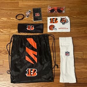 Cincinnati Bengals accessory set Accessory Set - Black and Orange